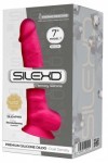 Gode réaliste rose double densité n° 1 - 17,5 CM