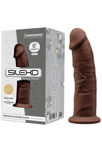 GODE RÉALISTE MARRON DOUBLE DENSITÉ N° 2 - 15 CM