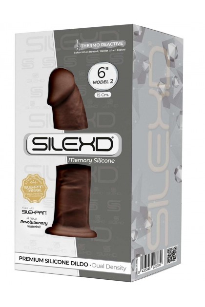 GODE RÉALISTE MARRON DOUBLE DENSITÉ N° 2 - 15 CM