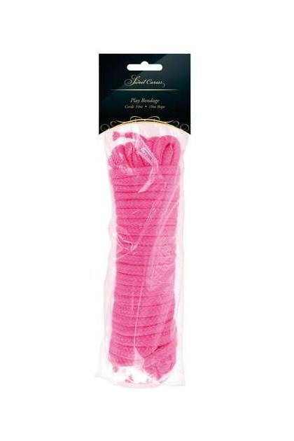 Corde de bondage rose 10m sweet caress - Love Shop Avenue