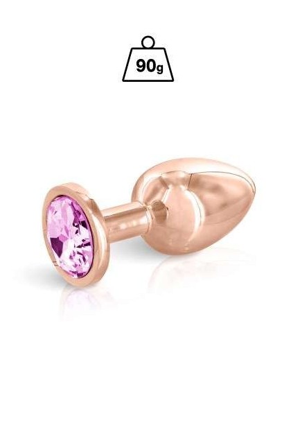 Plug bijou or rosé pink angel 90g taille m - Love Shop Avenue