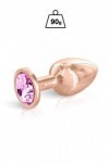Plug bijou or rosé pink angel 90g taille m - Love Shop Avenue