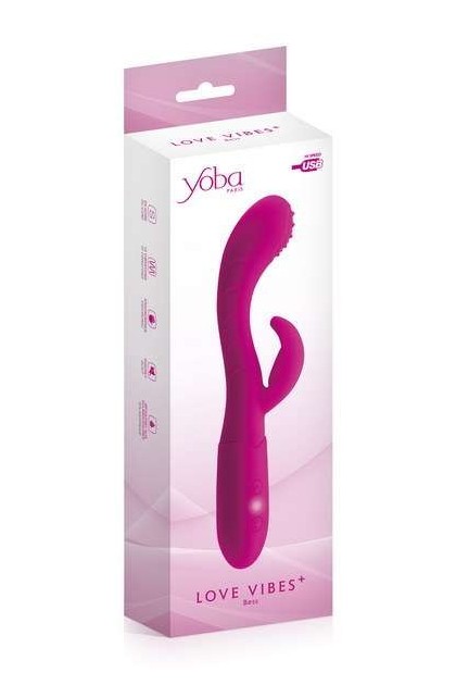 Vibromasseur rabbit à picots 10 vitesses usb - Love Shop Avenue