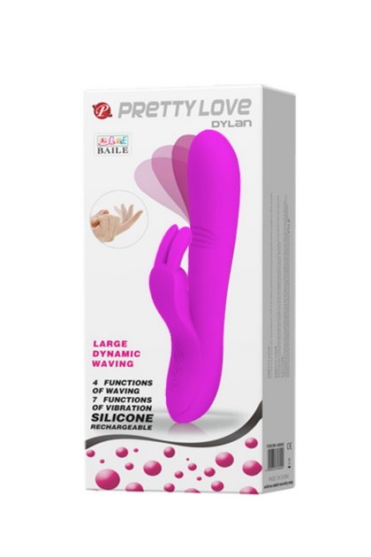 Vibromasseur rabbit pretty love dylan - ROSE - Love Shop Avenue