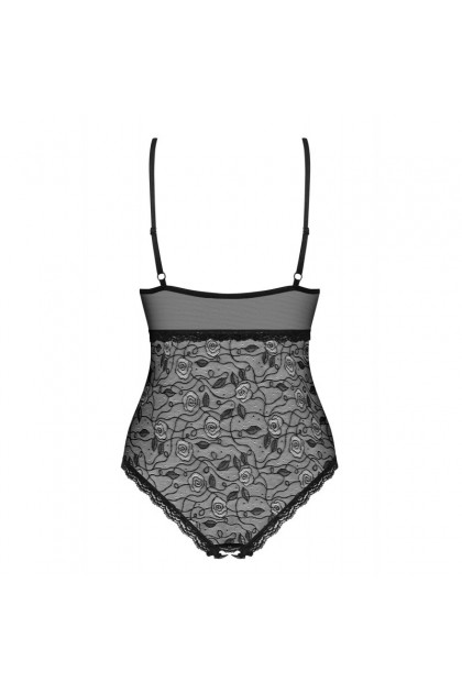 Body ouvert noir 818-TED-1 - OBSESSIVE - L/XL - Love Shop Avenue