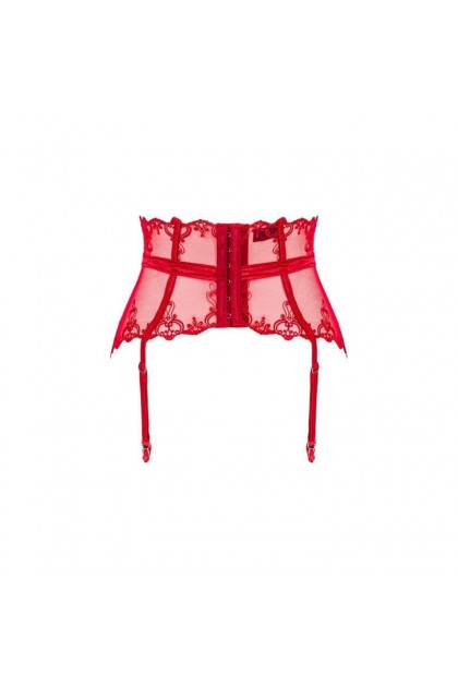 Porte-JARRETELLE ROUGE LONESIA GARTER BELT - OBSESSIVE - S/M
