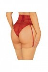 PORTE-JARRETELLE ROUGE LONESIA GARTER BELT - OBSESSIVE - S/M