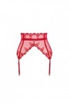 PORTE-JARRETELLE ROUGE LONESIA GARTER BELT - OBSESSIVE - L/XL