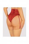 Porte-JARRETELLE ROUGE LONESIA GARTER BELT - OBSESSIVE - L/XL