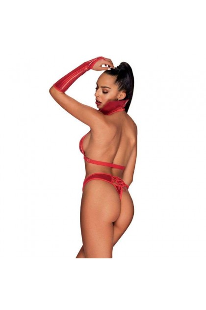 Costume rouge vampines  - OBSESSIVE - S/M - Love Shop Avenue