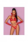Costume rouge vampines  - OBSESSIVE - S/M - Love Shop Avenue