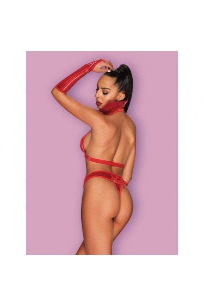 Costume rouge vampines  - OBSESSIVE - S/M - Love Shop Avenue