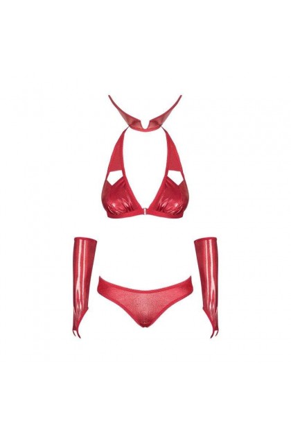 Costume rouge vampines  - OBSESSIVE - S/M - Love Shop Avenue