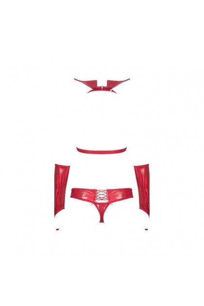 Costume rouge vampines  - OBSESSIVE - S/M - Love Shop Avenue