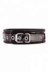 Collier cuir laqué couture s - Love Shop Avenue