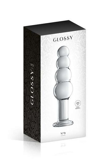 Dildo en verre à boules progressive - Love Shop Avenue