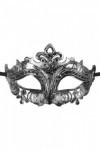 MASQUE ARGENTÉ SEMI-RIGIDE HOMME