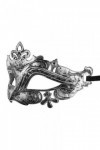 MASQUE ARGENTÉ SEMI-RIGIDE HOMME