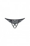 String ouvert noir liferia crotchless thong - OBSESSIVE - S/M