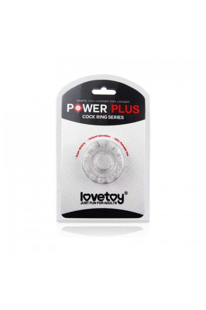 Anneau pénien power plus transparent - Love Shop Avenue
