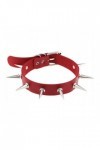 Collier à pointes piky lish rouge - Love Shop Avenue