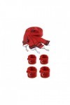 Kit bondage pour lit rouge - Love Shop Avenue
