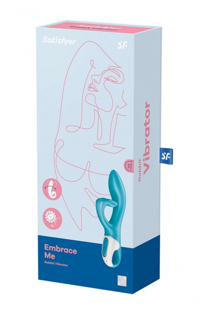 Vibromasseur rabbit embrace me bleu - Love Shop Avenue