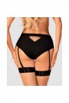 Culotte jarretière editya noire - OBSESSIVE - XS/S