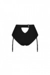 Culotte jarretière editya noire - OBSESSIVE - XS/S