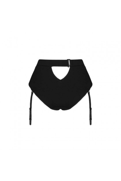 Culotte jarretière editya noire - OBSESSIVE - M/L - Love Shop Avenue