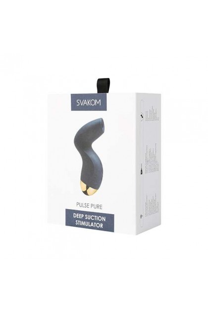 Vibromasseur à air pulsé pulse pure svakom - BLEU NUIT