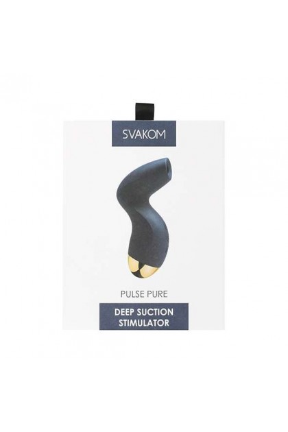 Vibromasseur à air pulsé pulse pure svakom - BLEU NUIT