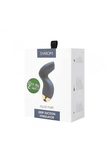 Vibromasseur à air pulsé pulse pure svakom - BLEU NUIT