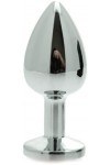 PLUG BIJOU ALUMINIUM COULEUR ARGENT/ROUGE - BR137S - S