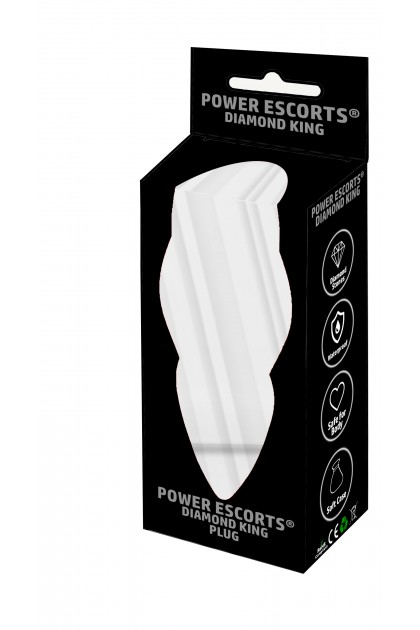 Plug bijou aluminium couleur argent/rouge - BR137S - S
