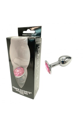 PLUG BIJOU ALUMINIUM COULEUR ARGENT/ROSE - BR137S - S