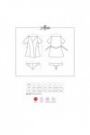 Peignoir noir  alluria - OBSESSIVE - L/XL - Love Shop Avenue