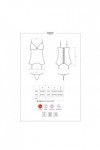 Guêpière noire avec string laluna corset - OBSESSIVE - L/XL