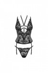 Corset noir avec string alessya - OBSESSIVE - M/L - Love Shop Avenue
