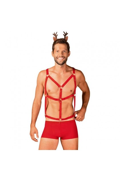 Costume noel pour homme ms reindy - OBSESSIVE - S/M