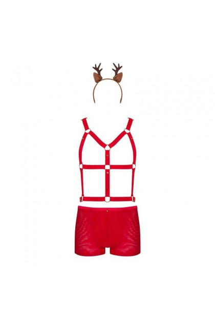 Costume noel pour homme ms reindy - OBSESSIVE - S/M