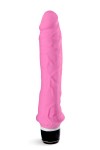 Gode realiste vibrant silicone rose 24cm - Love Shop Avenue