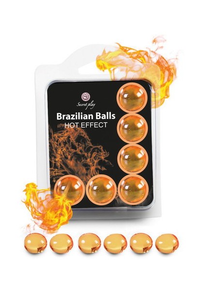 HUILES DE MASSAGE À EFFET CHAUFFANT X6