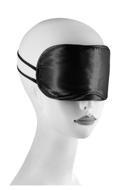 Jeu de 2 masques satinés rouge et noir - Love Shop Avenue