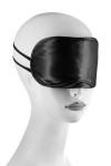 JEU DE 2 MASQUES SATINÉS ROUGE ET NOIR