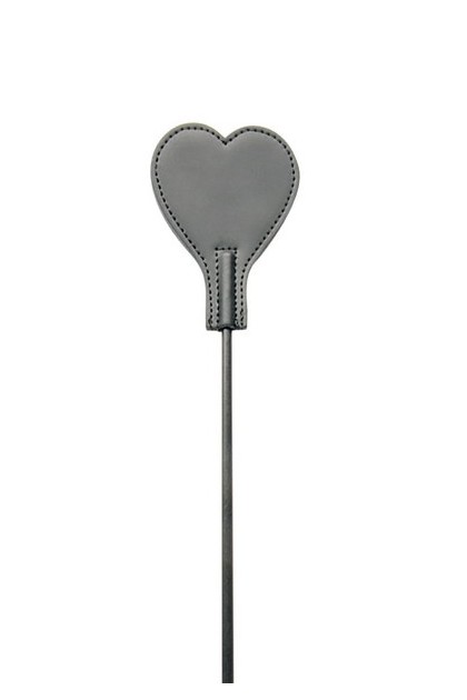 CRAVACHE COEUR CUIR NOIR