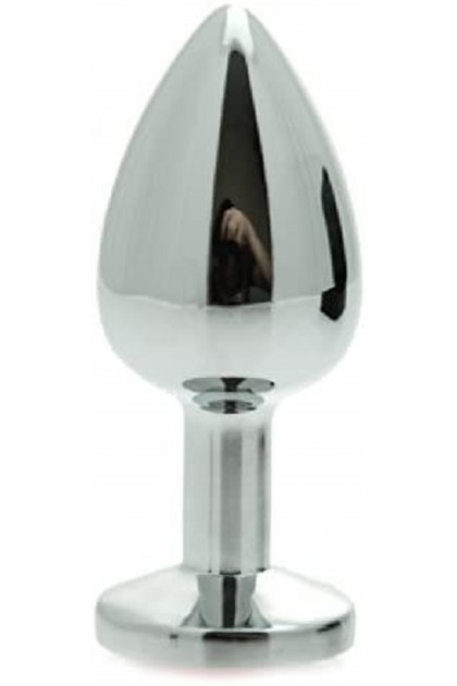 PLUG BIJOU ALUMINIUM COULEUR ARGENT/BLEU OCÉAN - BR137S - S