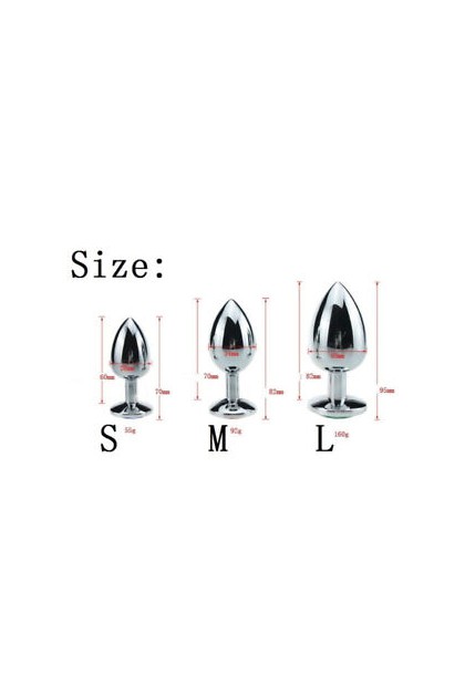 PLUG BIJOU ALUMINIUM COULEUR ARGENT/BLEU NUIT - BR137S - S