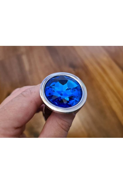 COFFRET 3 PLUGS ALUMINIUM ARGENT - S - M - L - BLEU NUIT - BR138