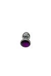 PLUG BIJOU ALUMINIUM COULEUR ARGENT/VIOLET - L